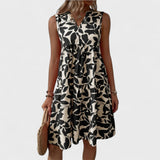 Luna - Vestido Fluido com Flores