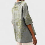Bruna - Blusa elegante com decote em V