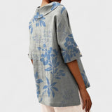 Bruna - Blusa elegante com decote em V
