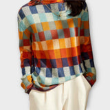 Erika - Suéter de Patchwork