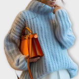 Paulina - Sweater feminino suave com capuz e mangas longas
