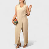 Milena - Macacão Elegante com Decote em V