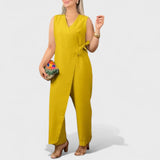 Milena - Macacão Elegante com Decote em V